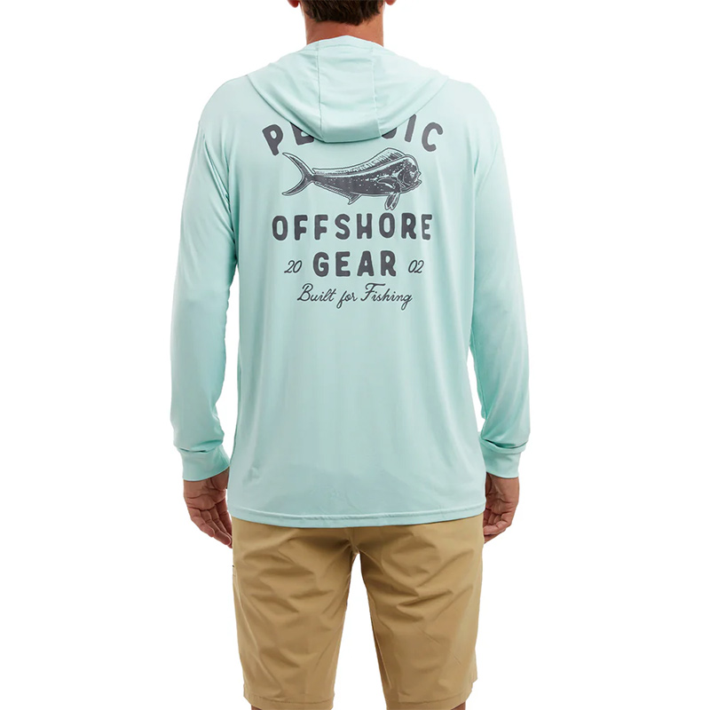 L-Shirt Pelagic Aquatek Whos UR Mahi- vue dos