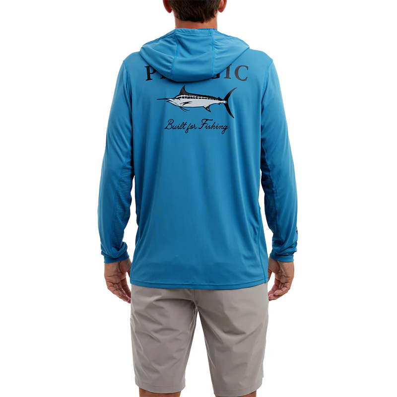 L-Shirt Pelagic ‭Vaportek Marlin Made- porté vue dos