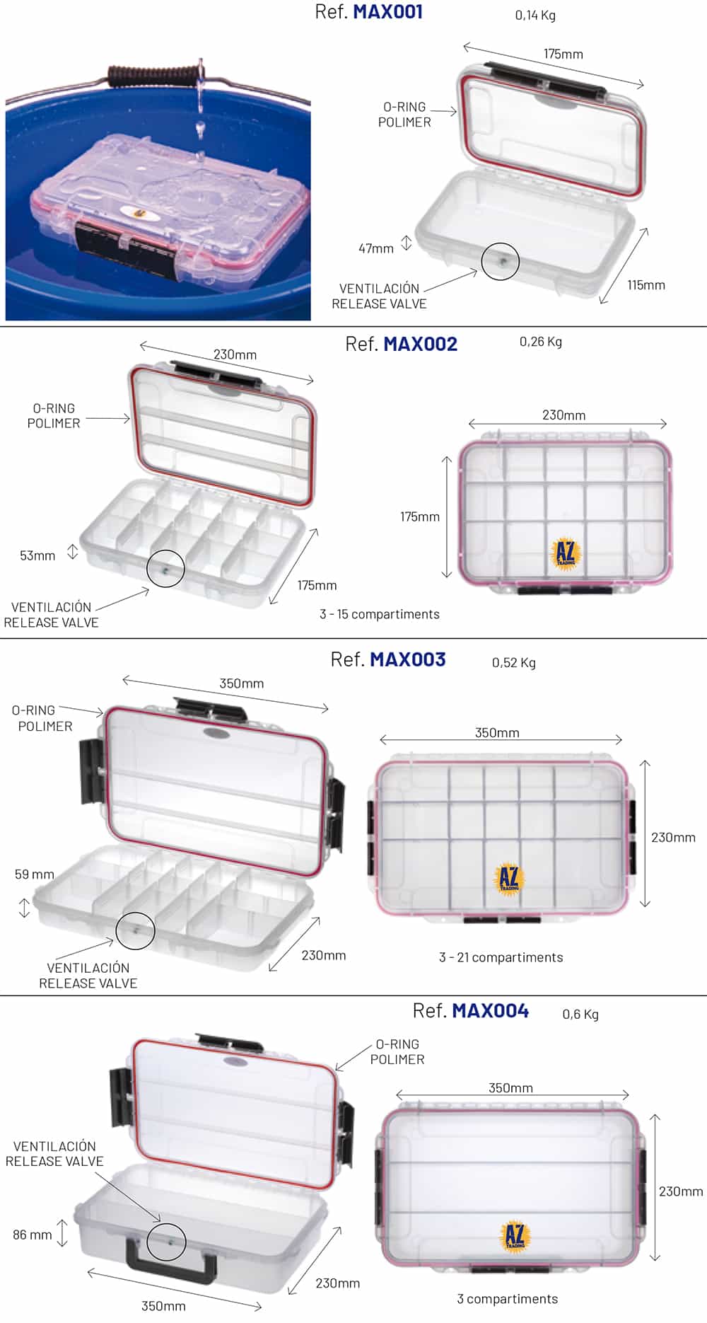 Waterproof Storage Box AZ Trading