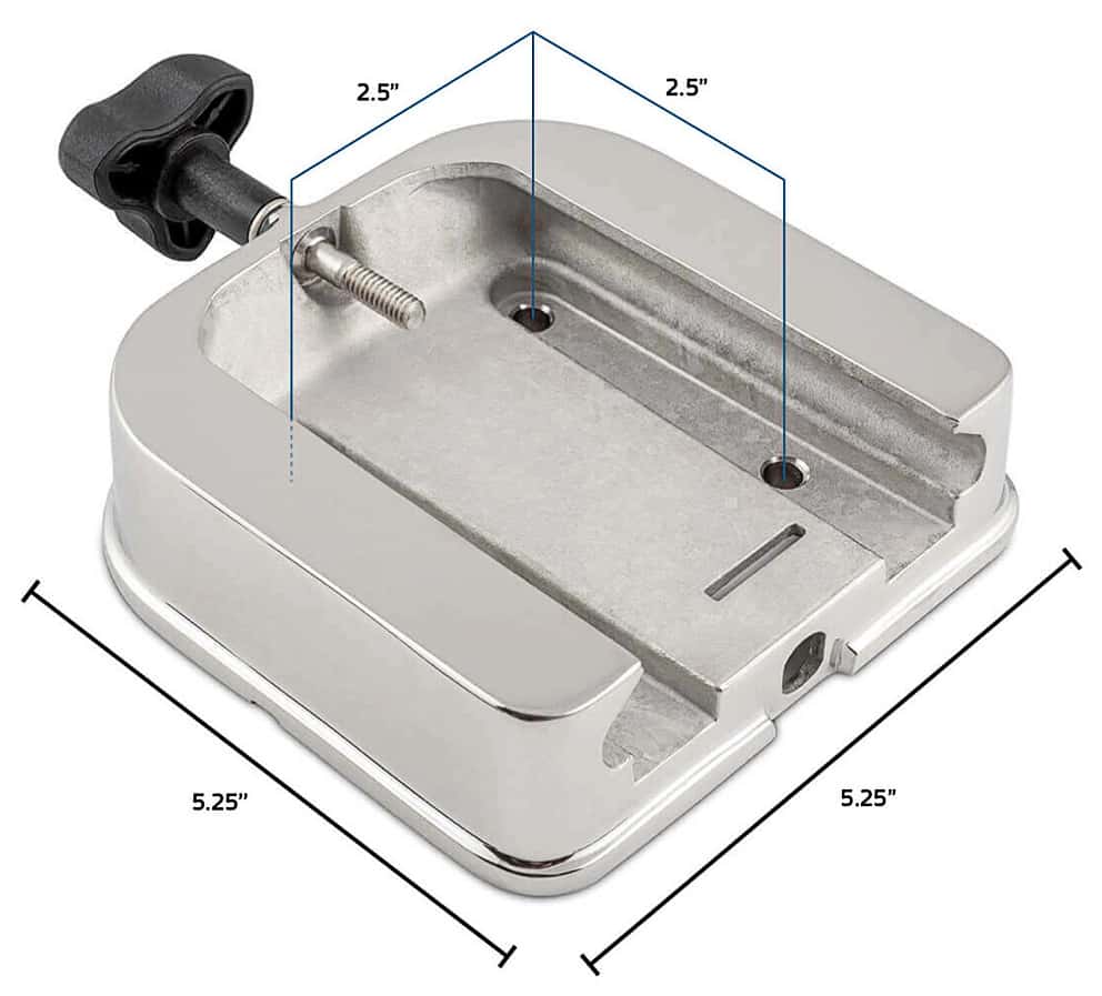 Cannon Universal Mounting Base Stainless Steel