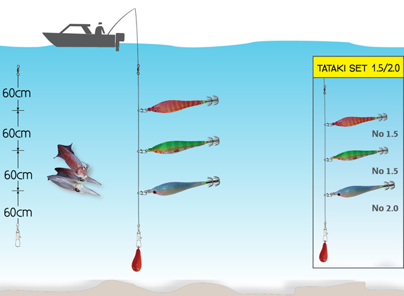 Set de Turluttes DTD Tataki Set 1.5/2.0