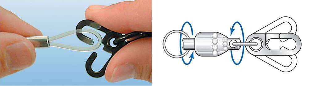 Diamond Escape-Proof Ball Bearing Snap Swivel