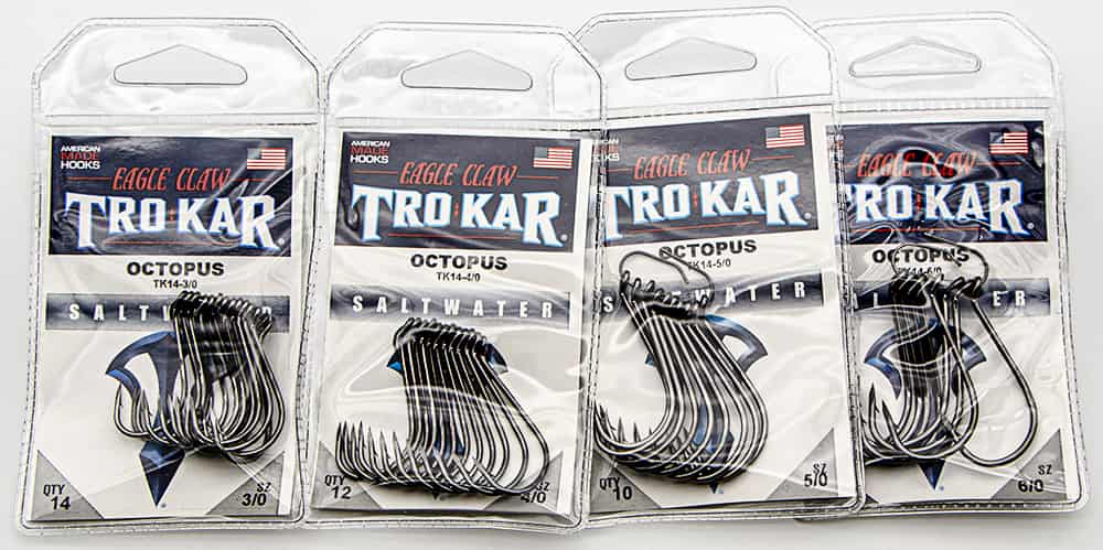 Trokar Long Shank Octopus Hook TK2 1/0