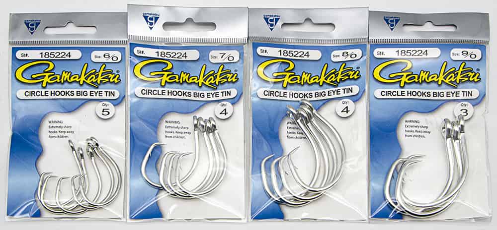 Gamakatsu Circle Hooks Big Eye Tin
