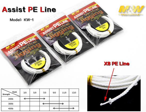 Assist Line M&W PE (KW-1) 3-4M