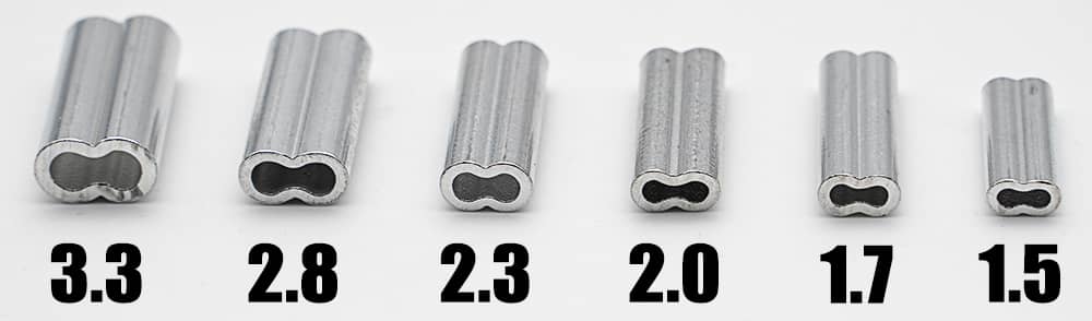Sleeves Aluminium double