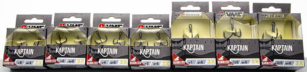 VMC 7557B Kaptain 3X Barbless