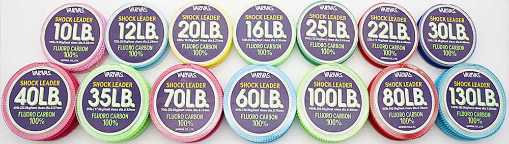 Varivas fluorocarbon shock leader - Line Leaders & Braids