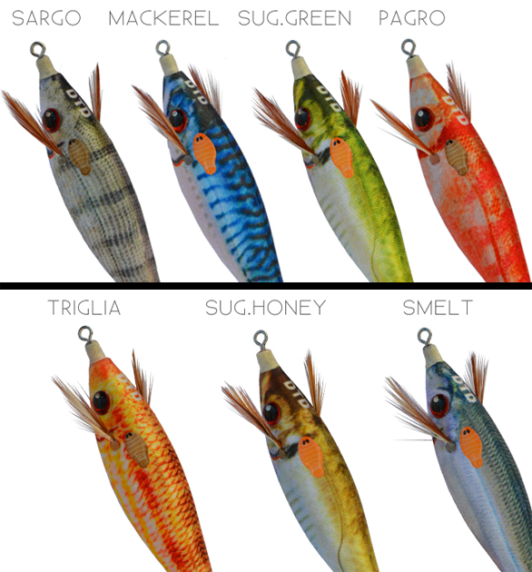 Turlutte DTD Real Fish Bukva 1.0 squid lure