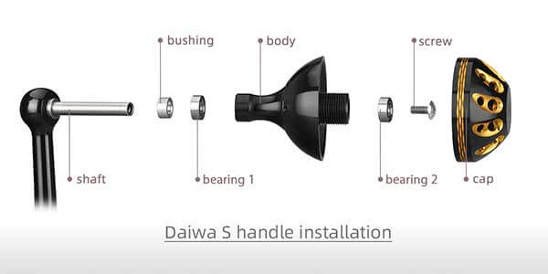 Custom Handle Knob for Shimano Daiwa